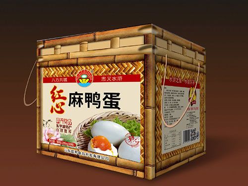 30枚方盒紅心麻鴨蛋