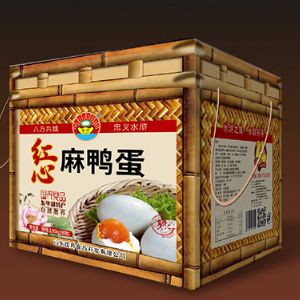 30枚方盒紅心麻鴨蛋